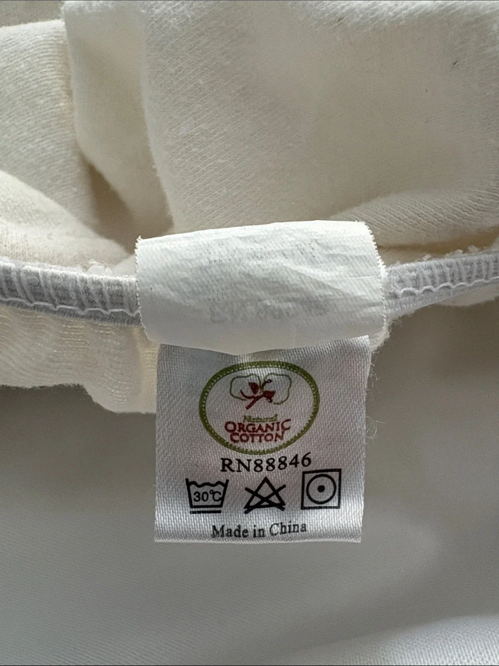 Organic cotton cream Quilted Crib Mattress Pad - Plush Waterproof Protector